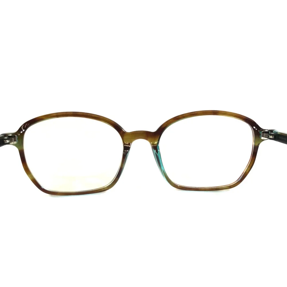 Tom Davies Eyeglasses Frames TD749 Col. 1596 Brown Tortoise on Blue 51-18-140